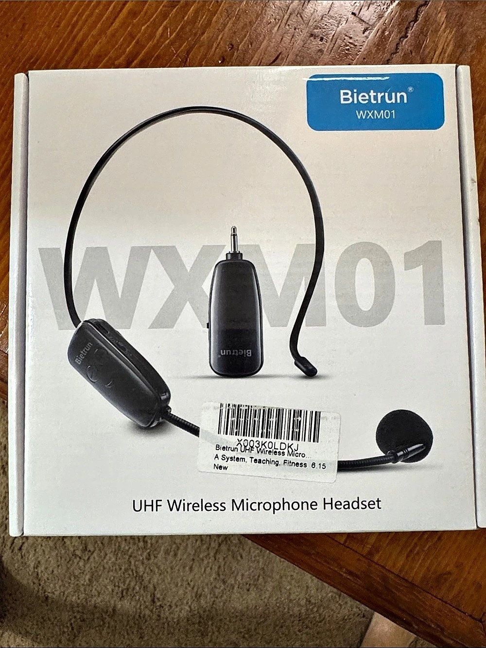 Bietrun WX-M01 UHF Wireless Microphone Headset